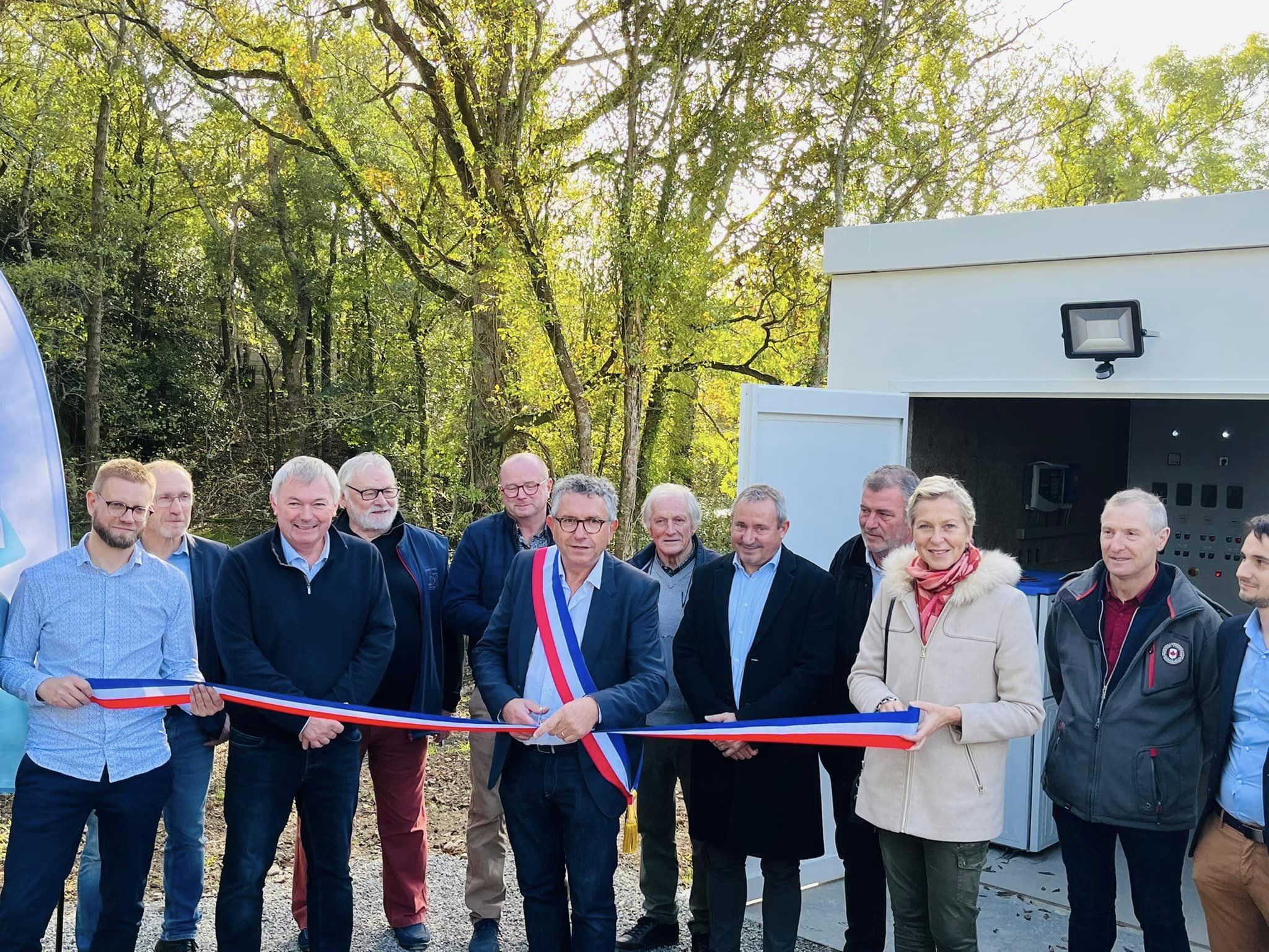 Inauguration poste d’assainissement de Pénesclus